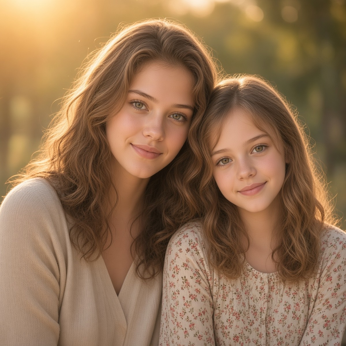 Lila and her younger sister Layla together, ages 13 and 11