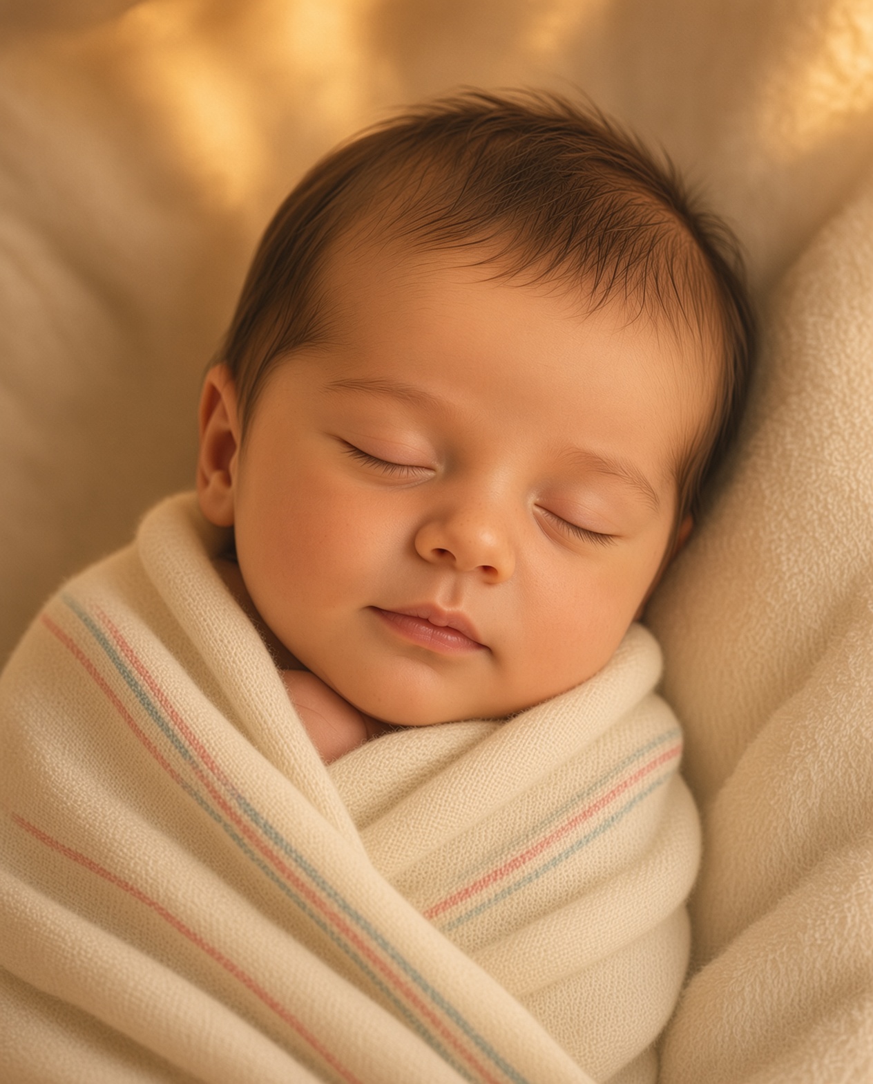 Lila as a newborn, 2002